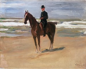 Rider on the Beach by Max Liebermann